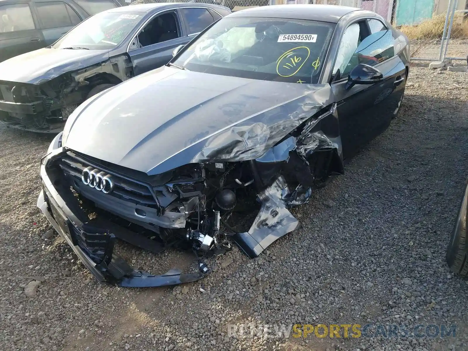 2 Photograph of a damaged car WAUTNAF51KA016175 AUDI A5 2019