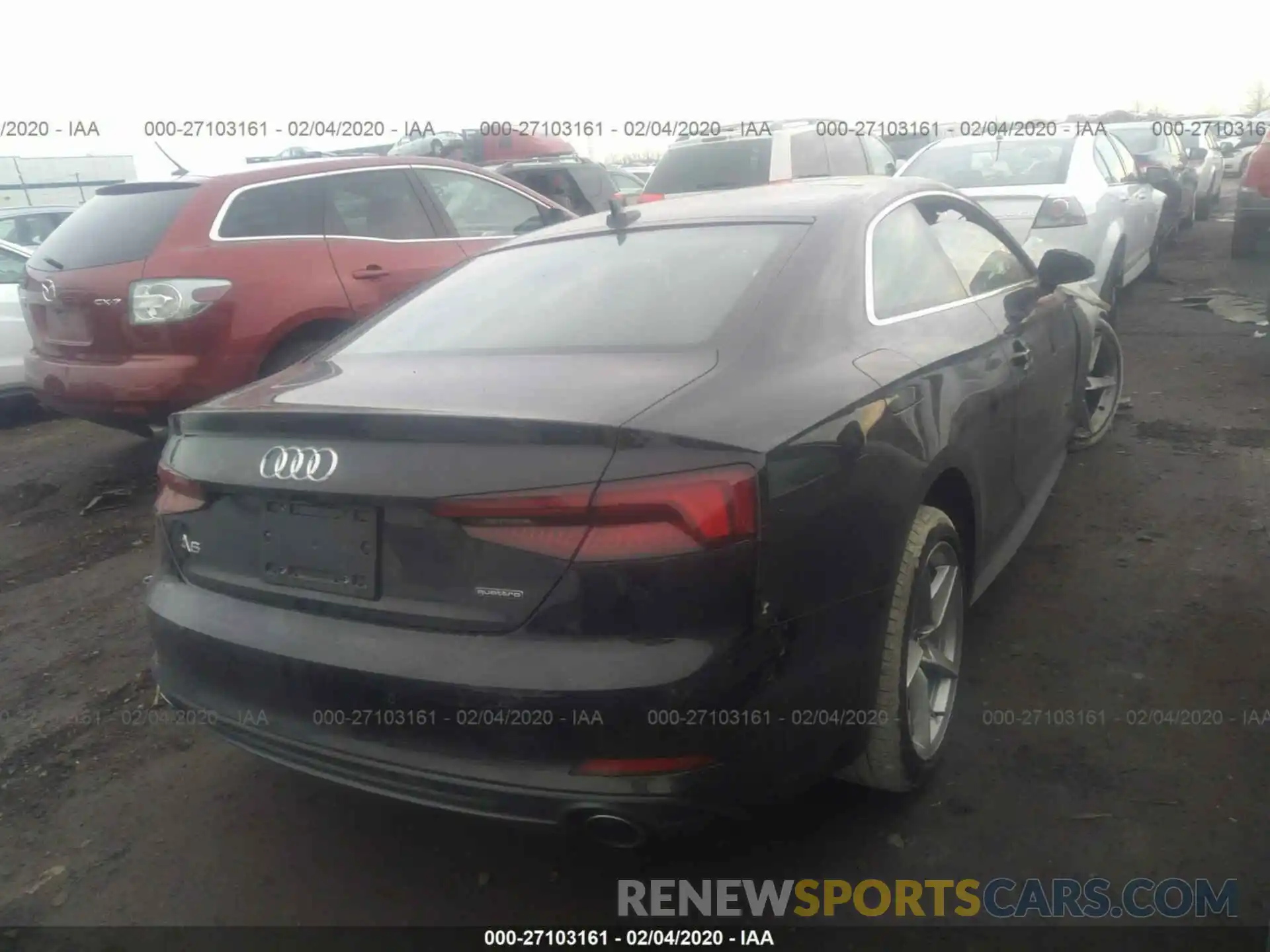 4 Фотография поврежденного автомобиля WAUTNAF51KA054943 AUDI A5 2019