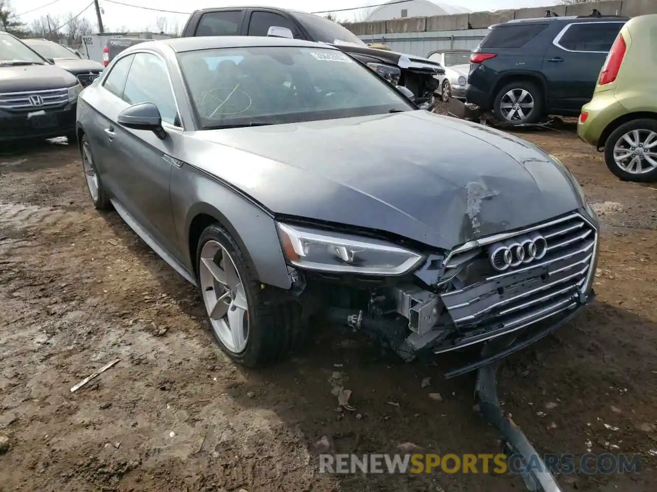 1 Photograph of a damaged car WAUTNAF52KA027251 AUDI A5 2019