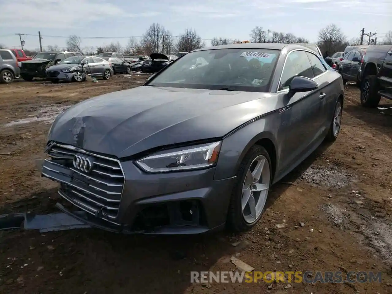 2 Photograph of a damaged car WAUTNAF52KA027251 AUDI A5 2019