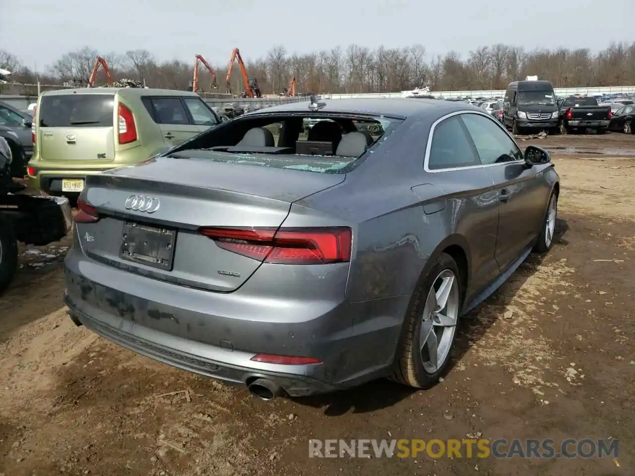 4 Photograph of a damaged car WAUTNAF52KA027251 AUDI A5 2019