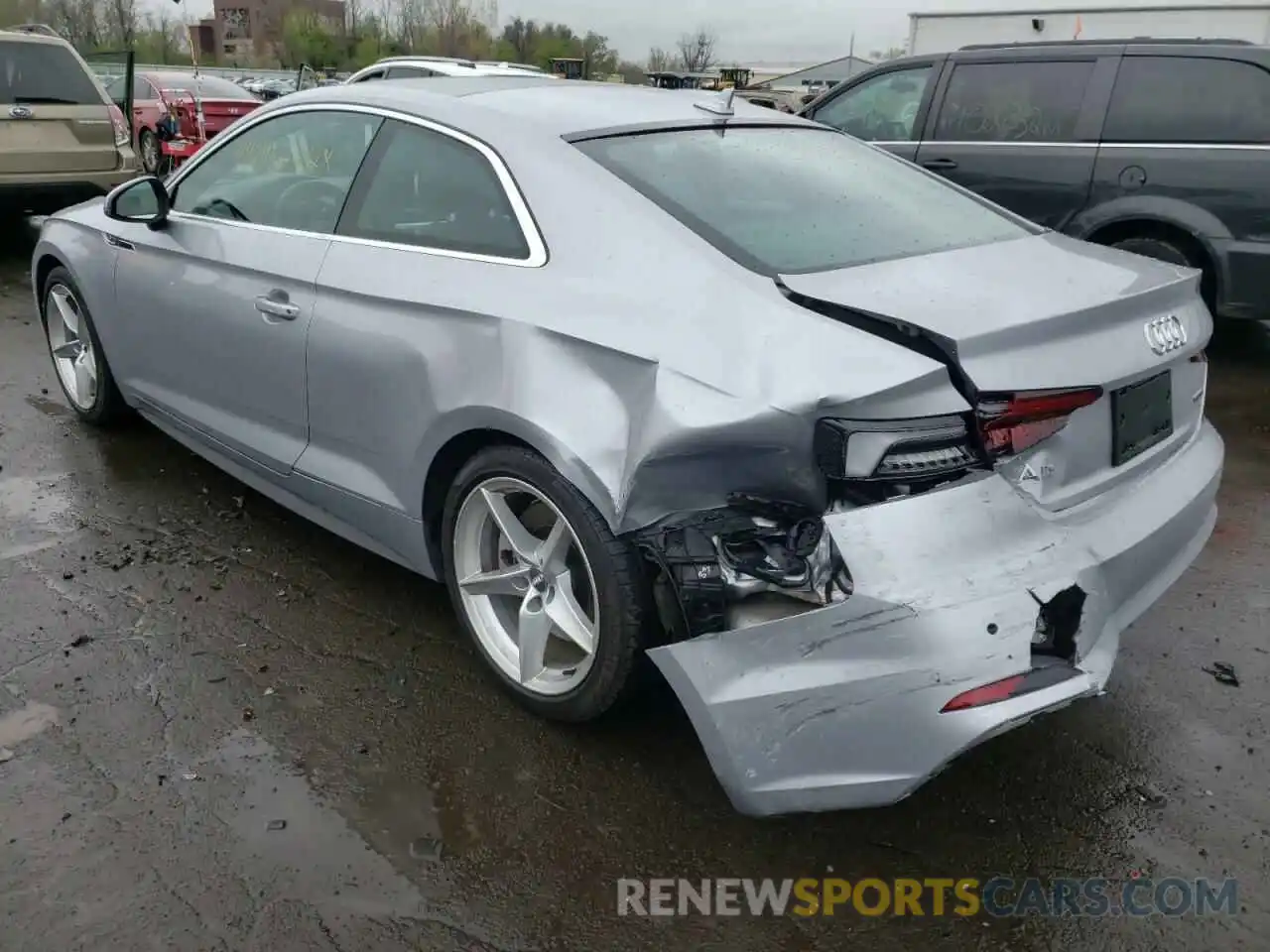 3 Photograph of a damaged car WAUTNAF54KA007552 AUDI A5 2019