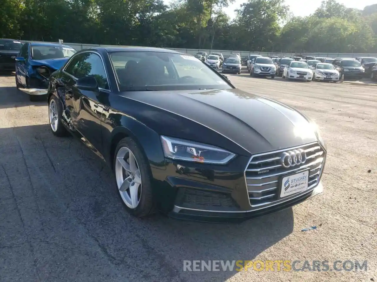 1 Photograph of a damaged car WAUTNAF55KA012419 AUDI A5 2019