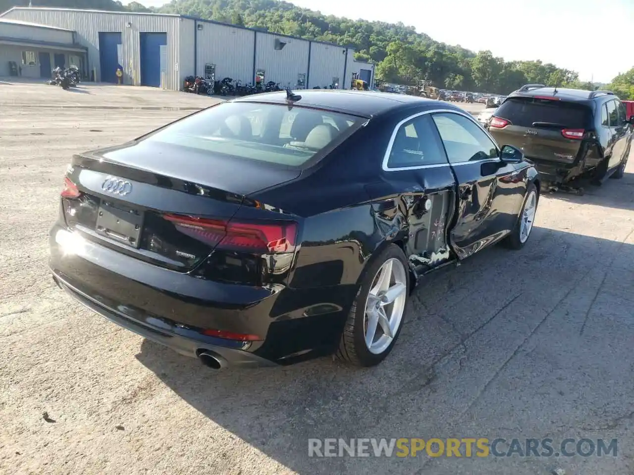 4 Photograph of a damaged car WAUTNAF55KA012419 AUDI A5 2019