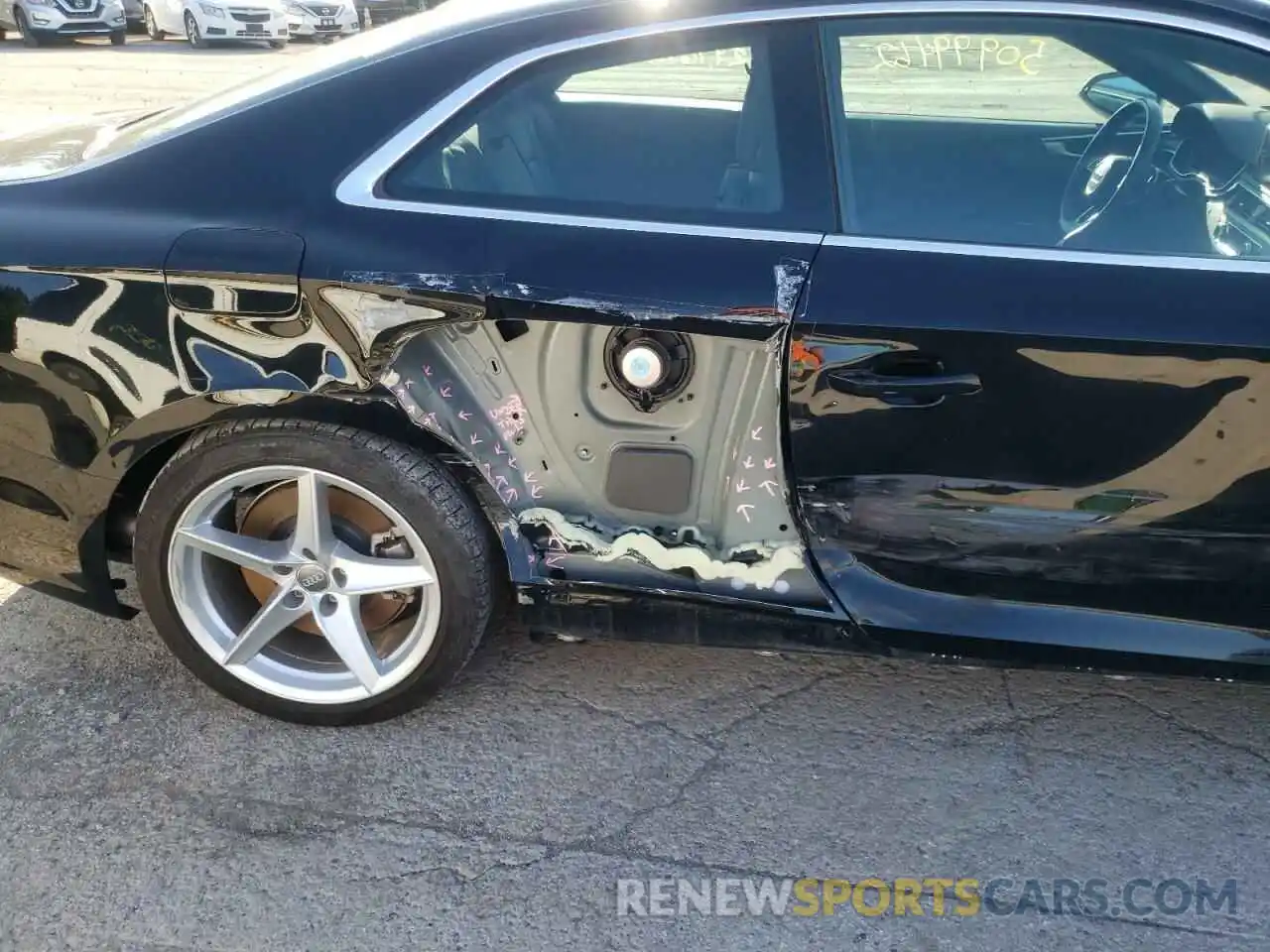 9 Photograph of a damaged car WAUTNAF55KA012419 AUDI A5 2019