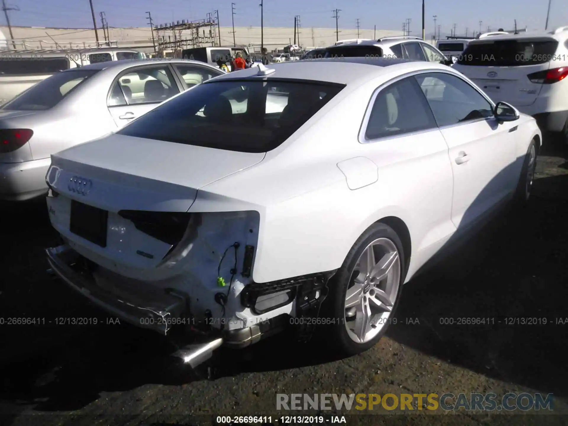 4 Photograph of a damaged car WAUTNAF56KA014812 AUDI A5 2019