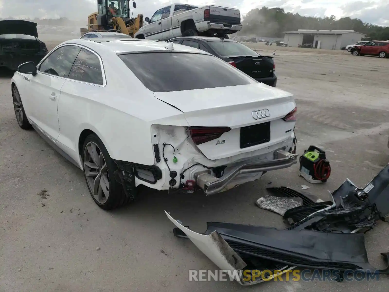 3 Photograph of a damaged car WAUTNAF56KA015572 AUDI A5 2019