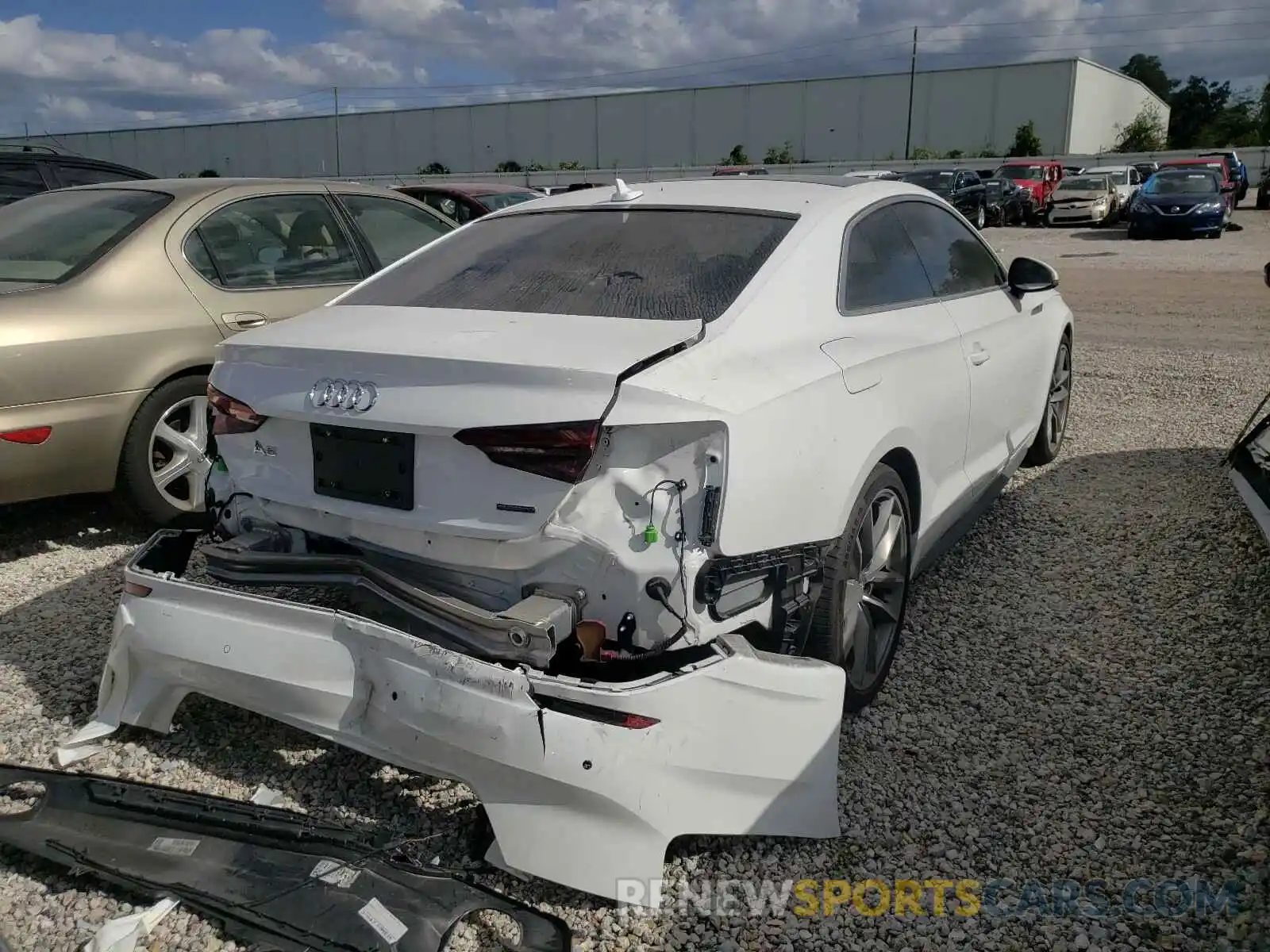 4 Photograph of a damaged car WAUTNAF56KA015572 AUDI A5 2019