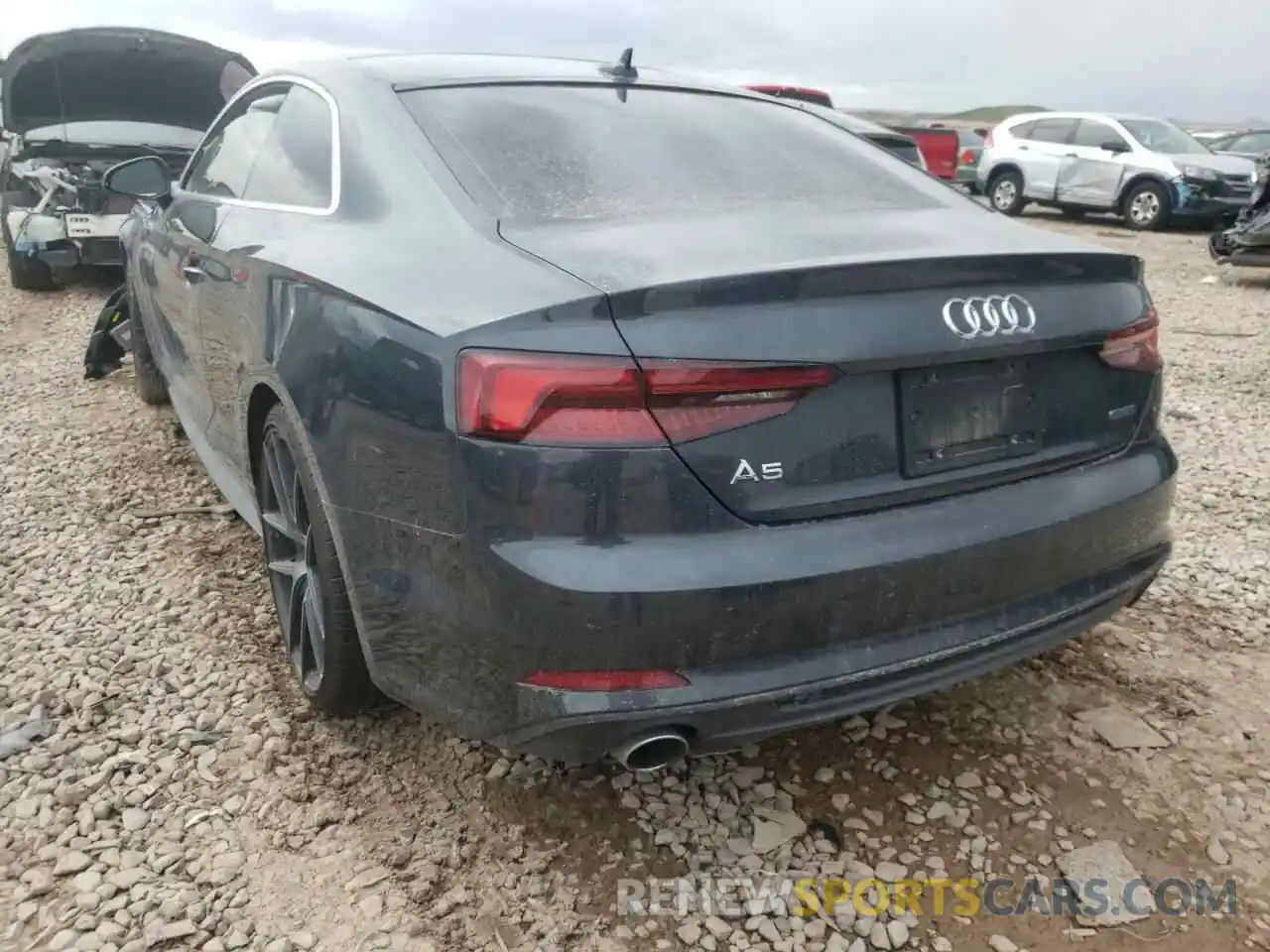 3 Фотография поврежденного автомобиля WAUTNAF58KA032275 AUDI A5 2019