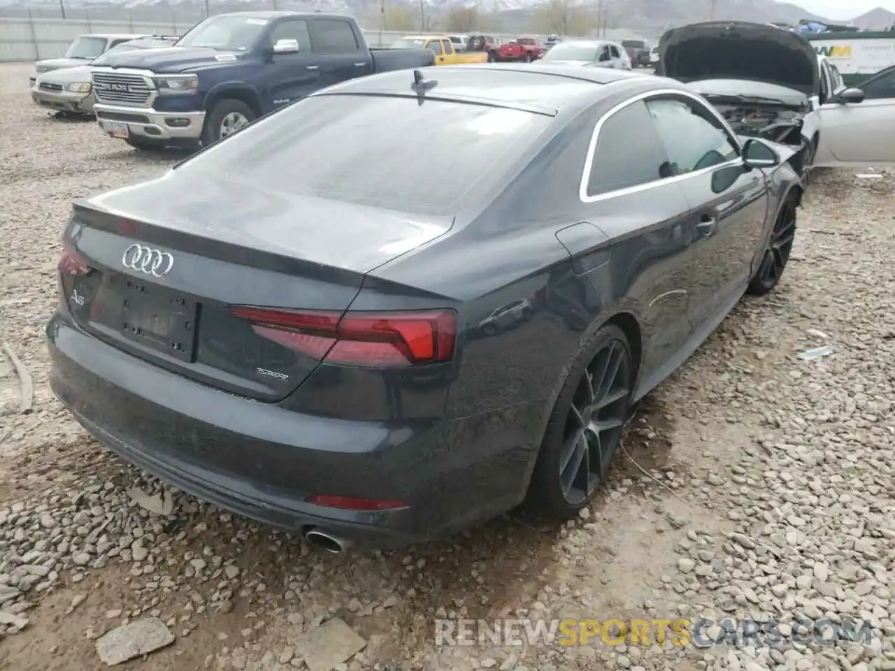 4 Фотография поврежденного автомобиля WAUTNAF58KA032275 AUDI A5 2019