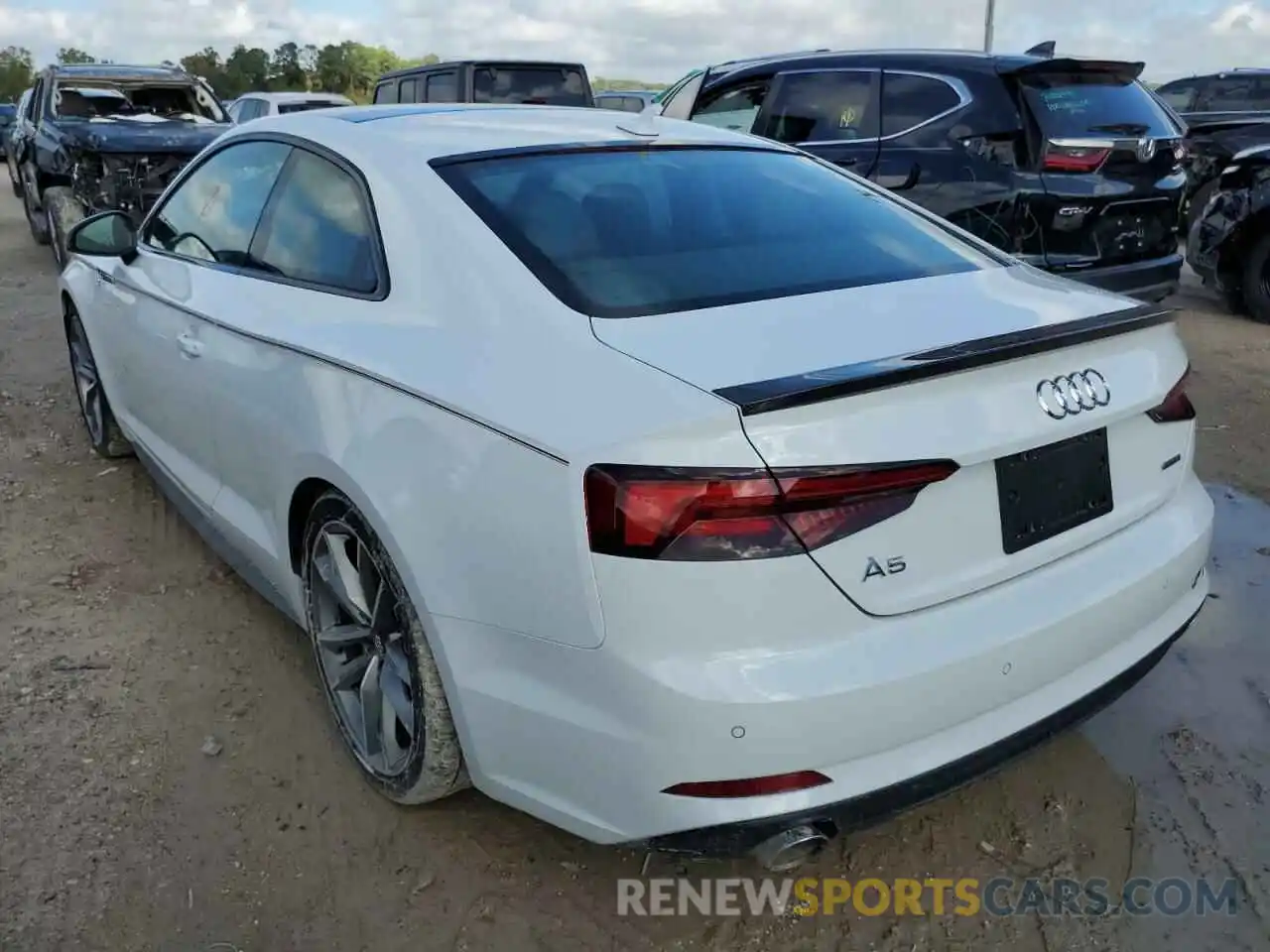 3 Photograph of a damaged car WAUTNAF59KA012245 AUDI A5 2019