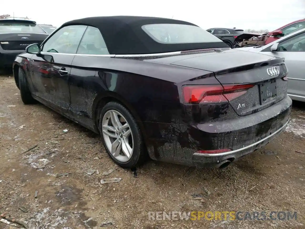 3 Photograph of a damaged car WAUYNGF50KN007694 AUDI A5 2019