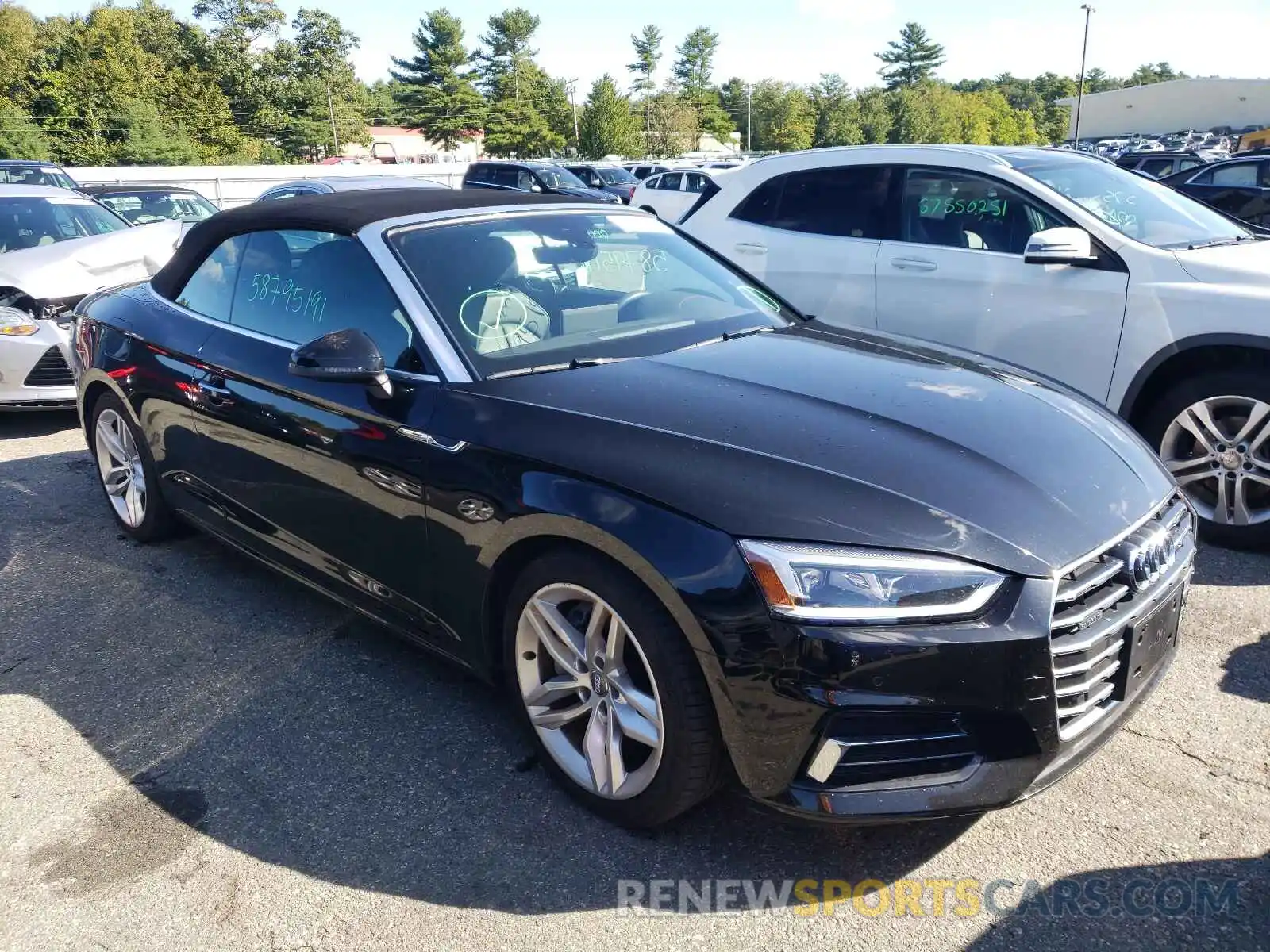 1 Photograph of a damaged car WAUYNGF51KN000589 AUDI A5 2019