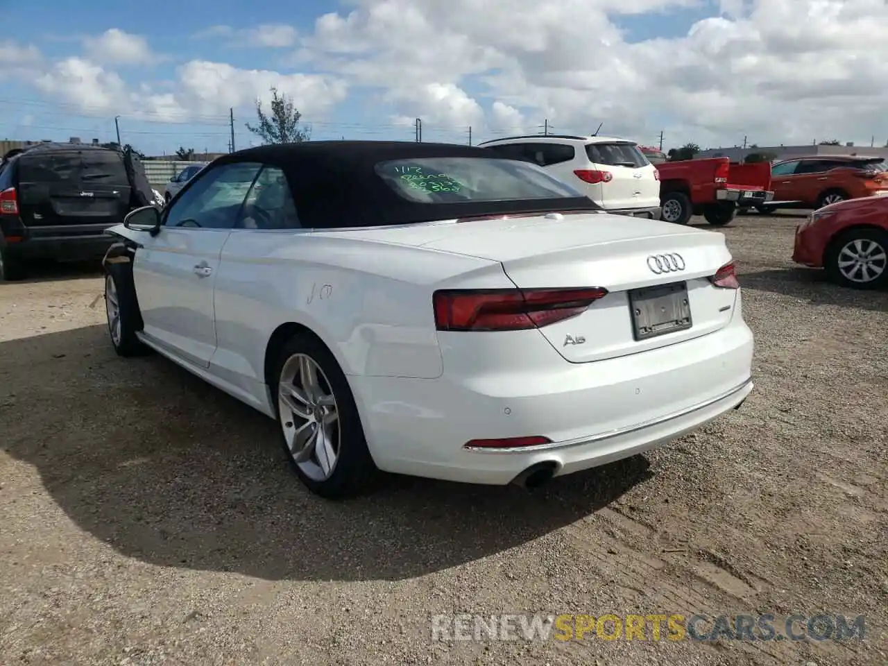 3 Photograph of a damaged car WAUYNGF51KN009308 AUDI A5 2019