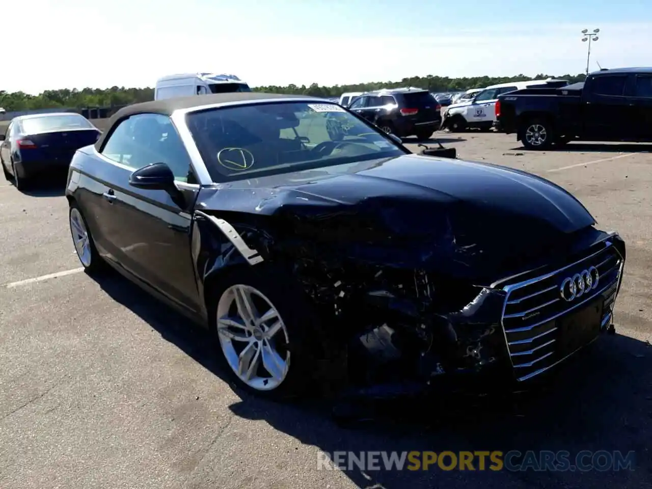 1 Photograph of a damaged car WAUYNGF53KN010914 AUDI A5 2019