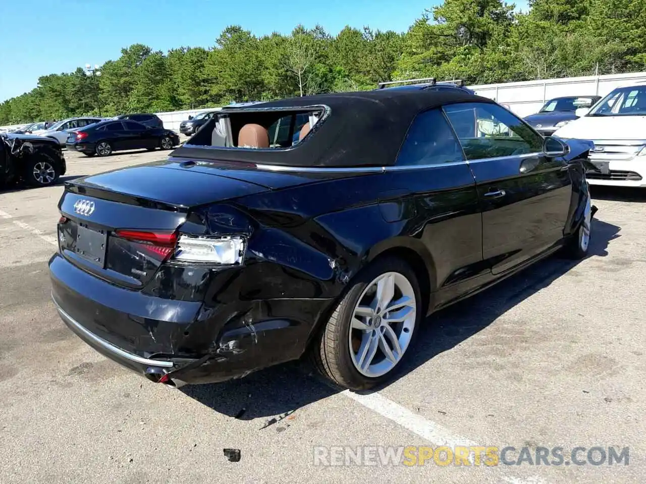 4 Photograph of a damaged car WAUYNGF53KN010914 AUDI A5 2019