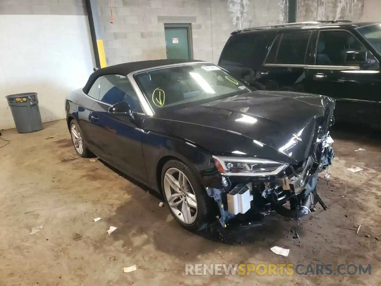 1 Photograph of a damaged car WAUYNGF54KN010811 AUDI A5 2019