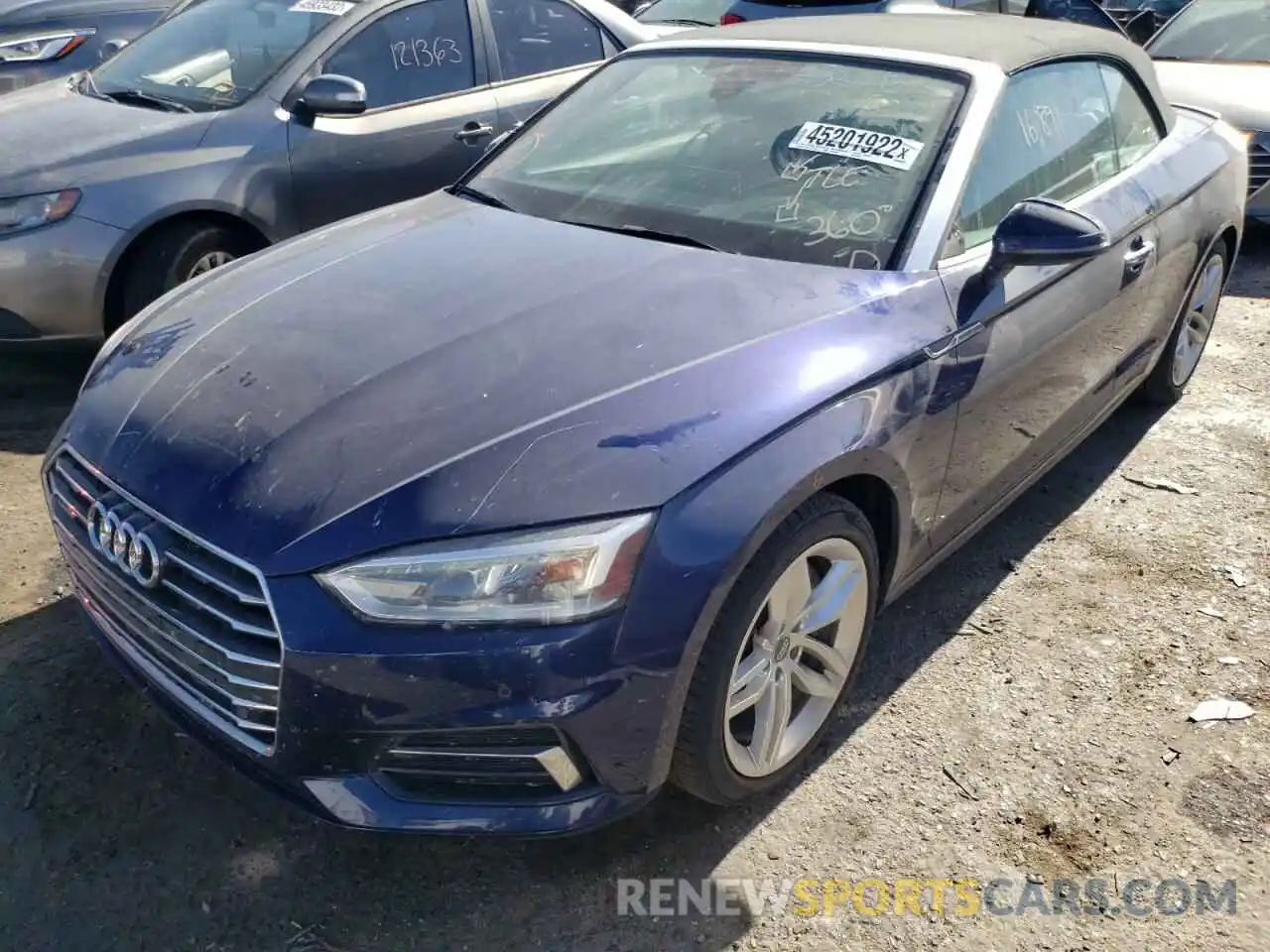 2 Photograph of a damaged car WAUYNGF55KN001003 AUDI A5 2019