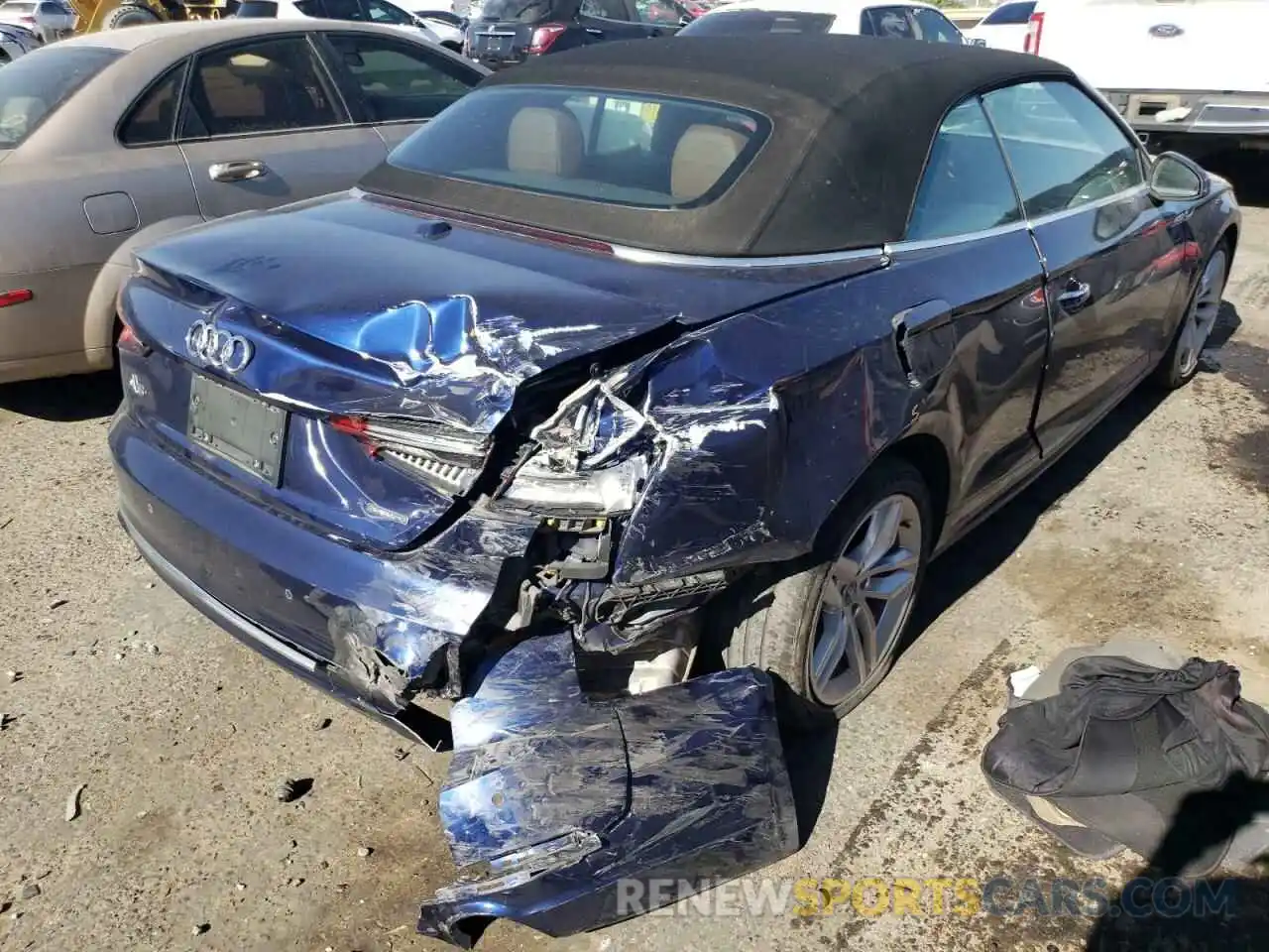 4 Photograph of a damaged car WAUYNGF55KN001003 AUDI A5 2019