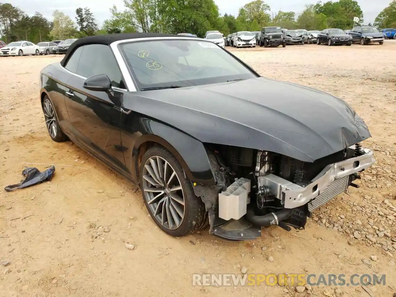 1 Photograph of a damaged car WAUYNGF55KN007397 AUDI A5 2019