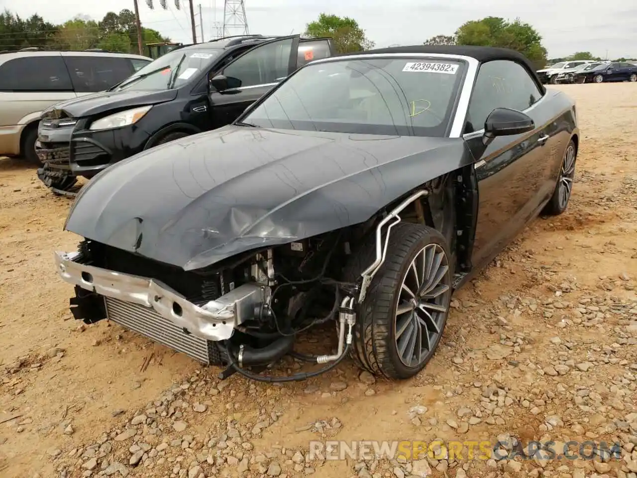 2 Photograph of a damaged car WAUYNGF55KN007397 AUDI A5 2019