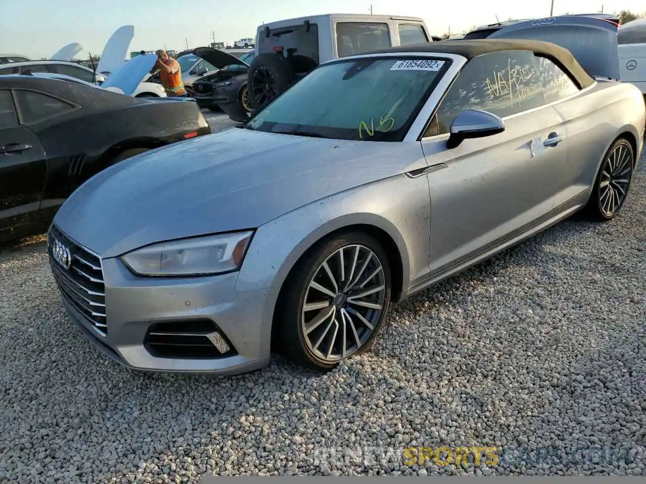 2 Фотография поврежденного автомобиля WAUYNGF55KN011398 AUDI A5 2019