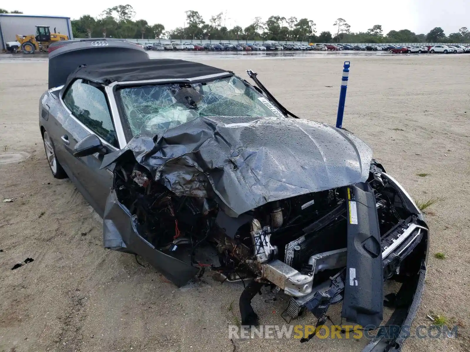 1 Photograph of a damaged car WAUYNGF59KN001067 AUDI A5 2019