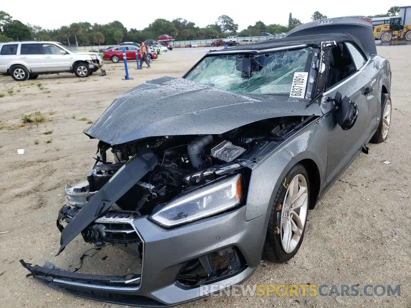 2 Photograph of a damaged car WAUYNGF59KN001067 AUDI A5 2019