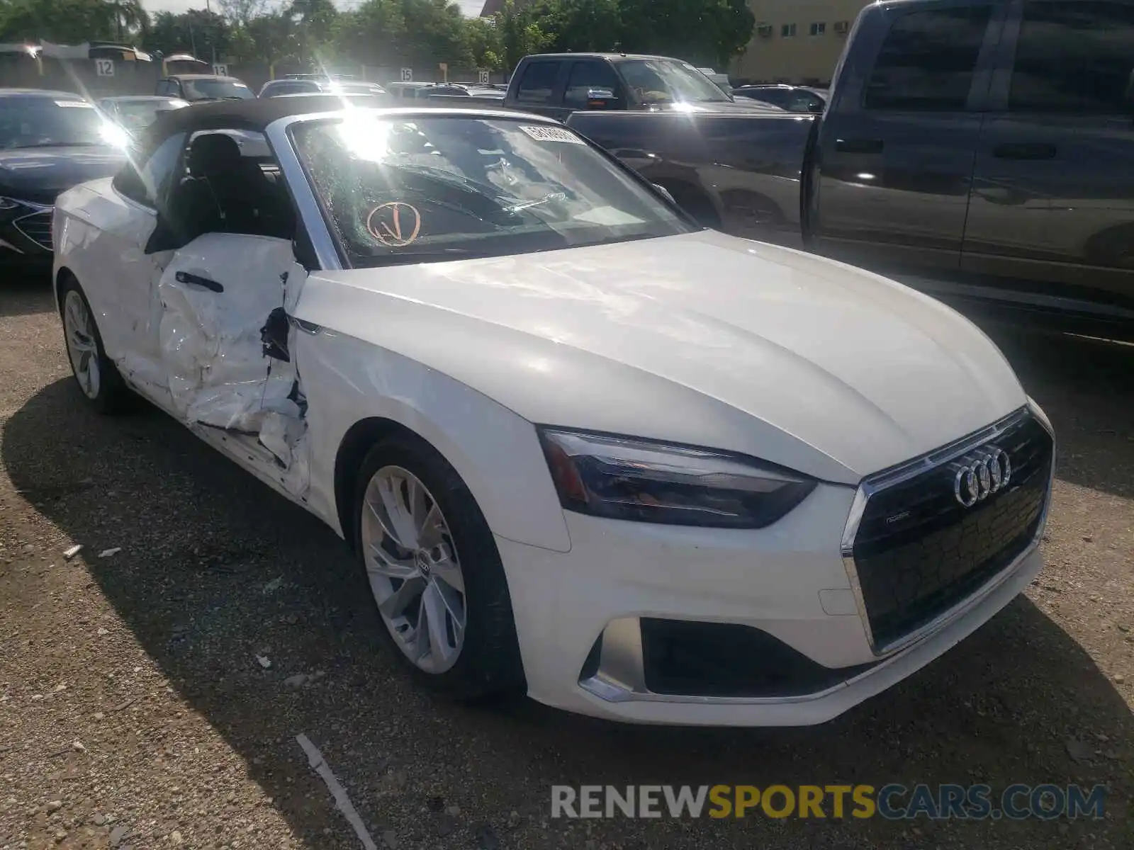 1 Photograph of a damaged car WAU2NGF58LN004100 AUDI A5 2020