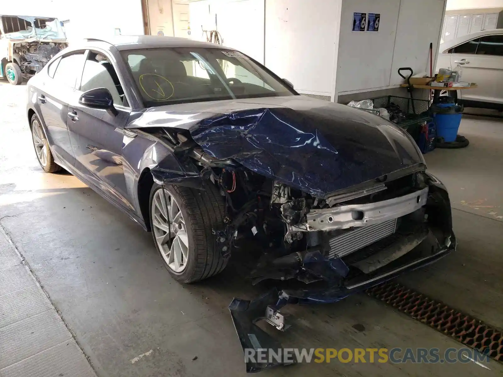 1 Photograph of a damaged car WAUANCF50LA005897 AUDI A5 2020