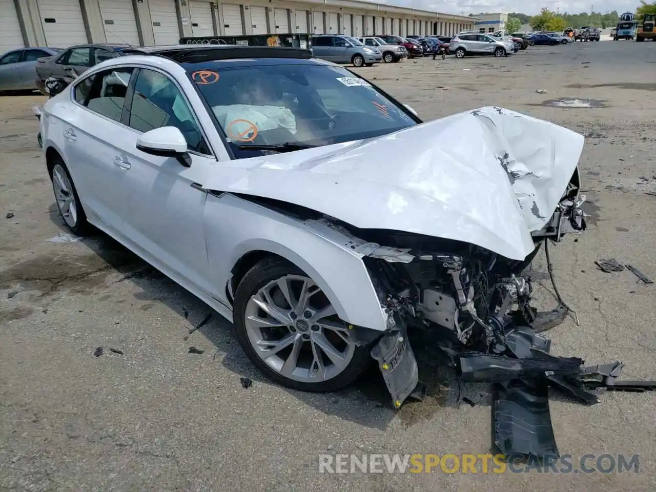 1 Photograph of a damaged car WAUANCF50LA007133 AUDI A5 2020