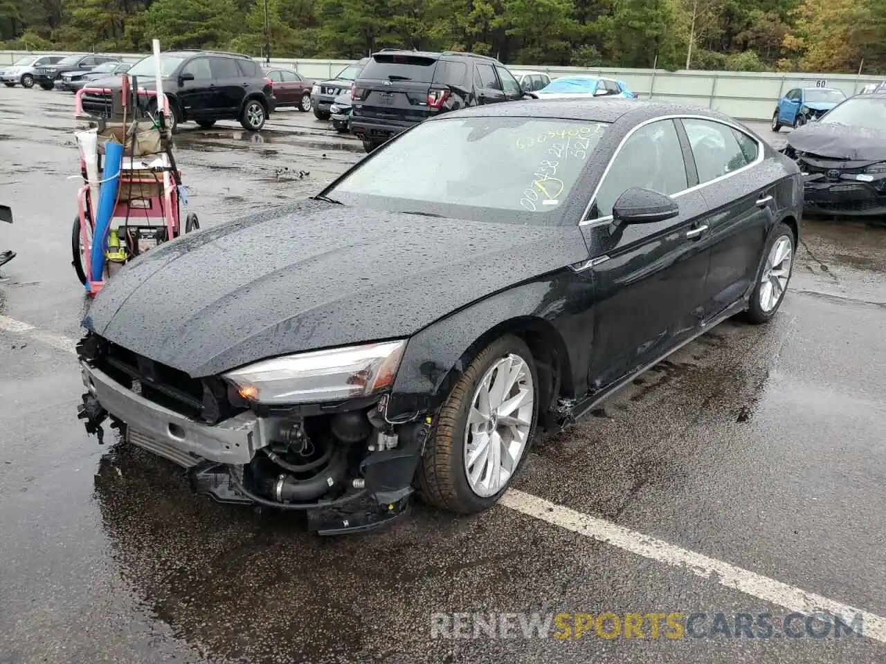 2 Photograph of a damaged car WAUANCF50LA007438 AUDI A5 2020