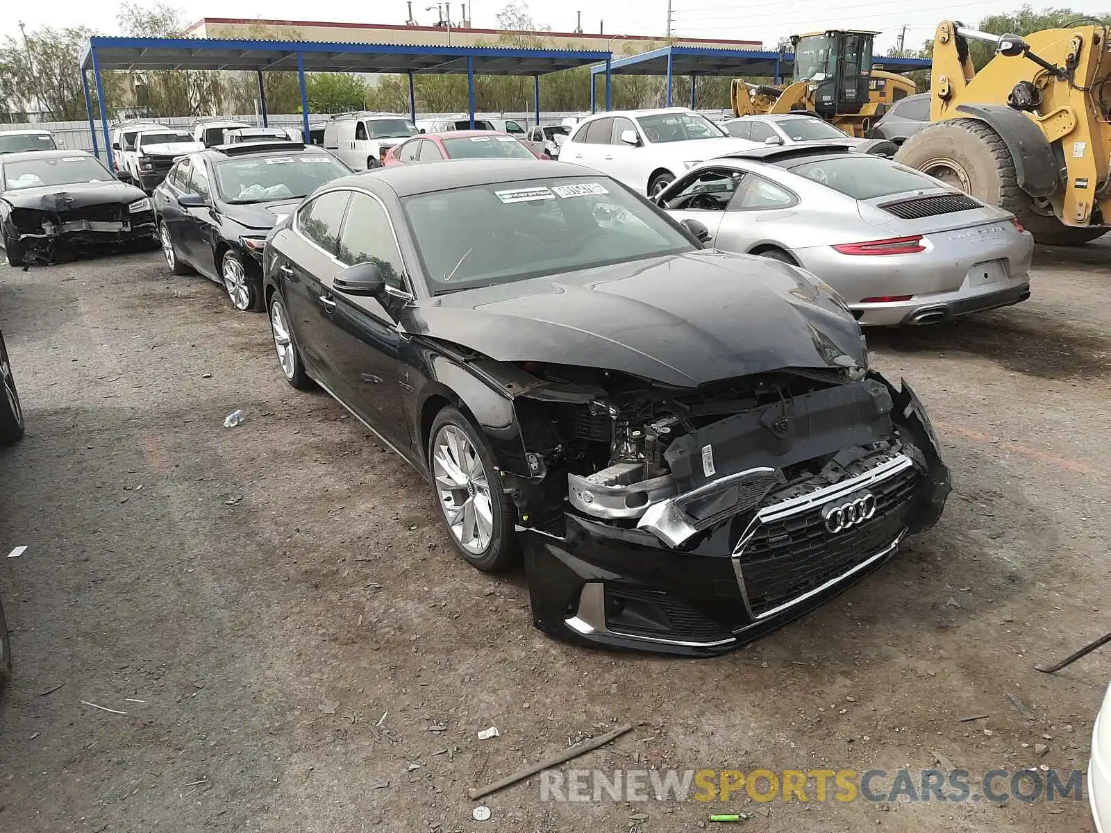 1 Photograph of a damaged car WAUANCF51LA006699 AUDI A5 2020