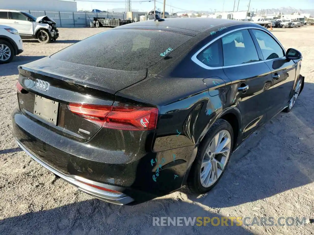 4 Photograph of a damaged car WAUANCF51LA007187 AUDI A5 2020