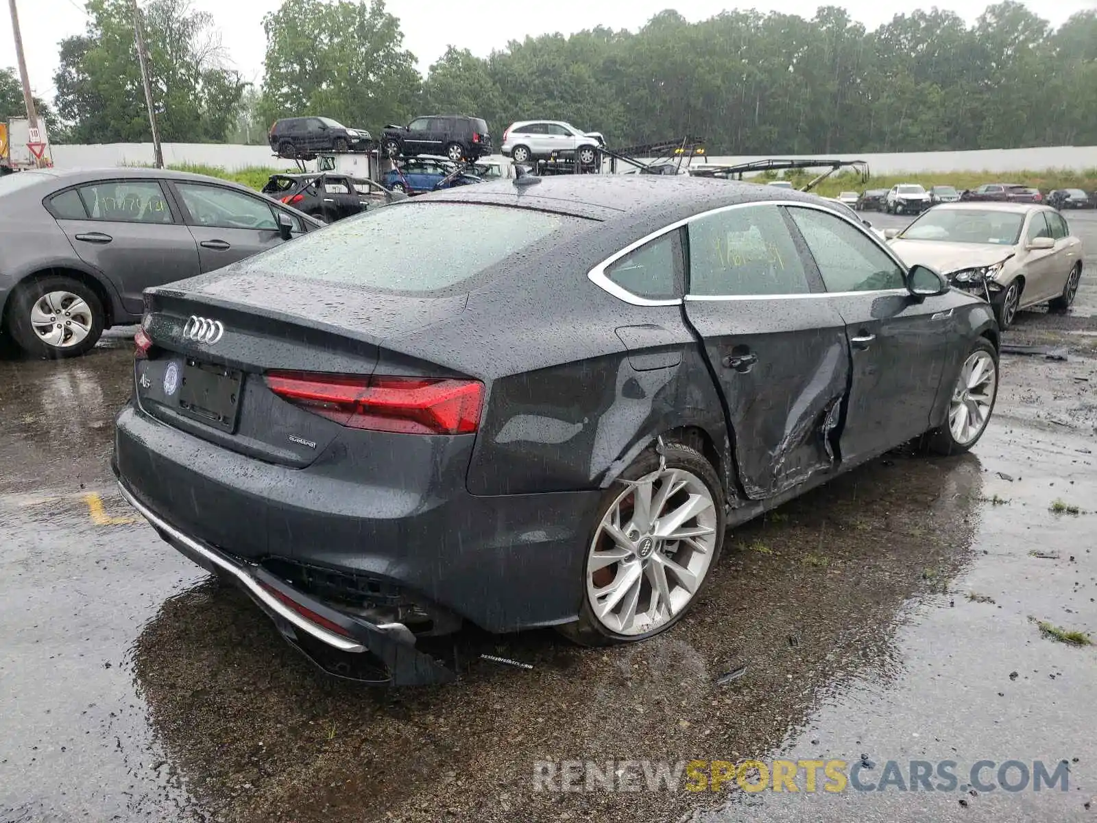 4 Photograph of a damaged car WAUANCF53LA003397 AUDI A5 2020