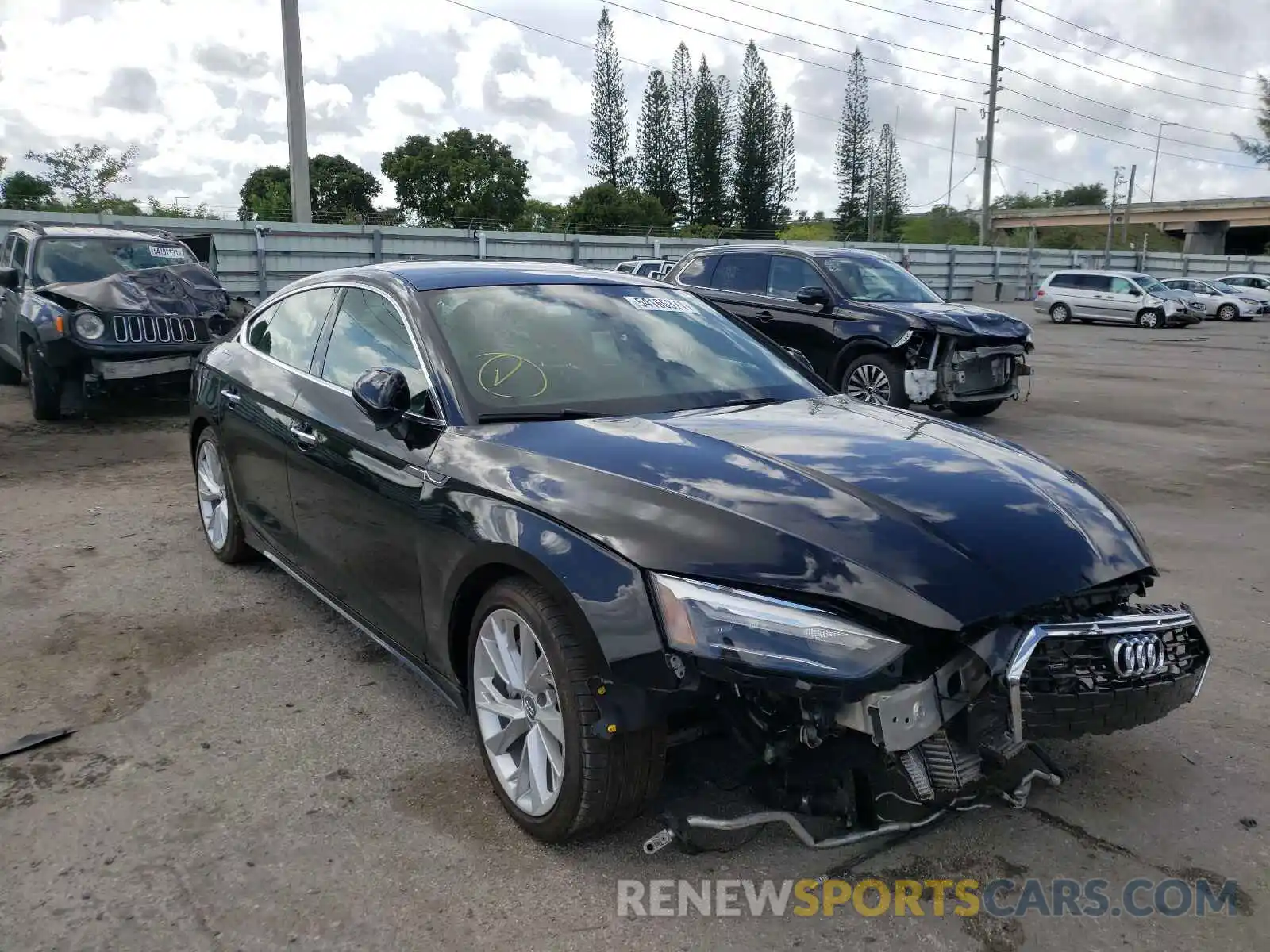 1 Photograph of a damaged car WAUANCF53LA008020 AUDI A5 2020