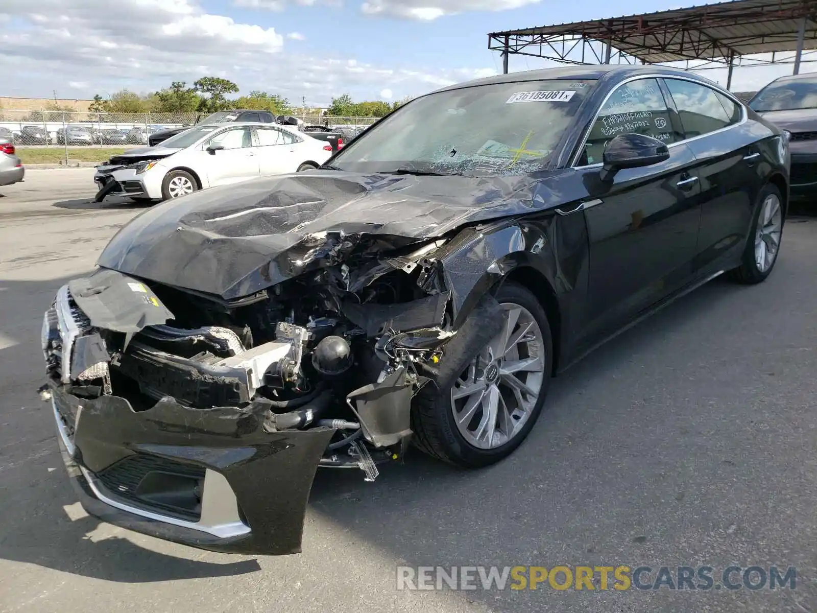 2 Photograph of a damaged car WAUANCF54LA006065 AUDI A5 2020