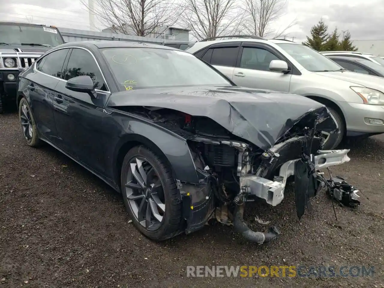 1 Photograph of a damaged car WAUANCF54LA015476 AUDI A5 2020