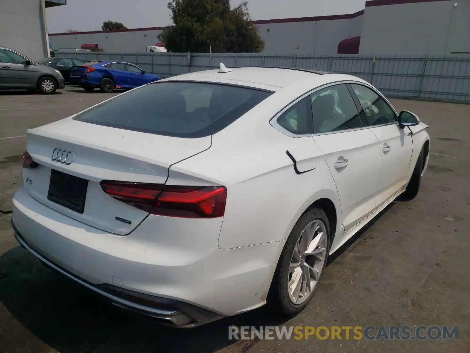 4 Photograph of a damaged car WAUANCF55LA008780 AUDI A5 2020