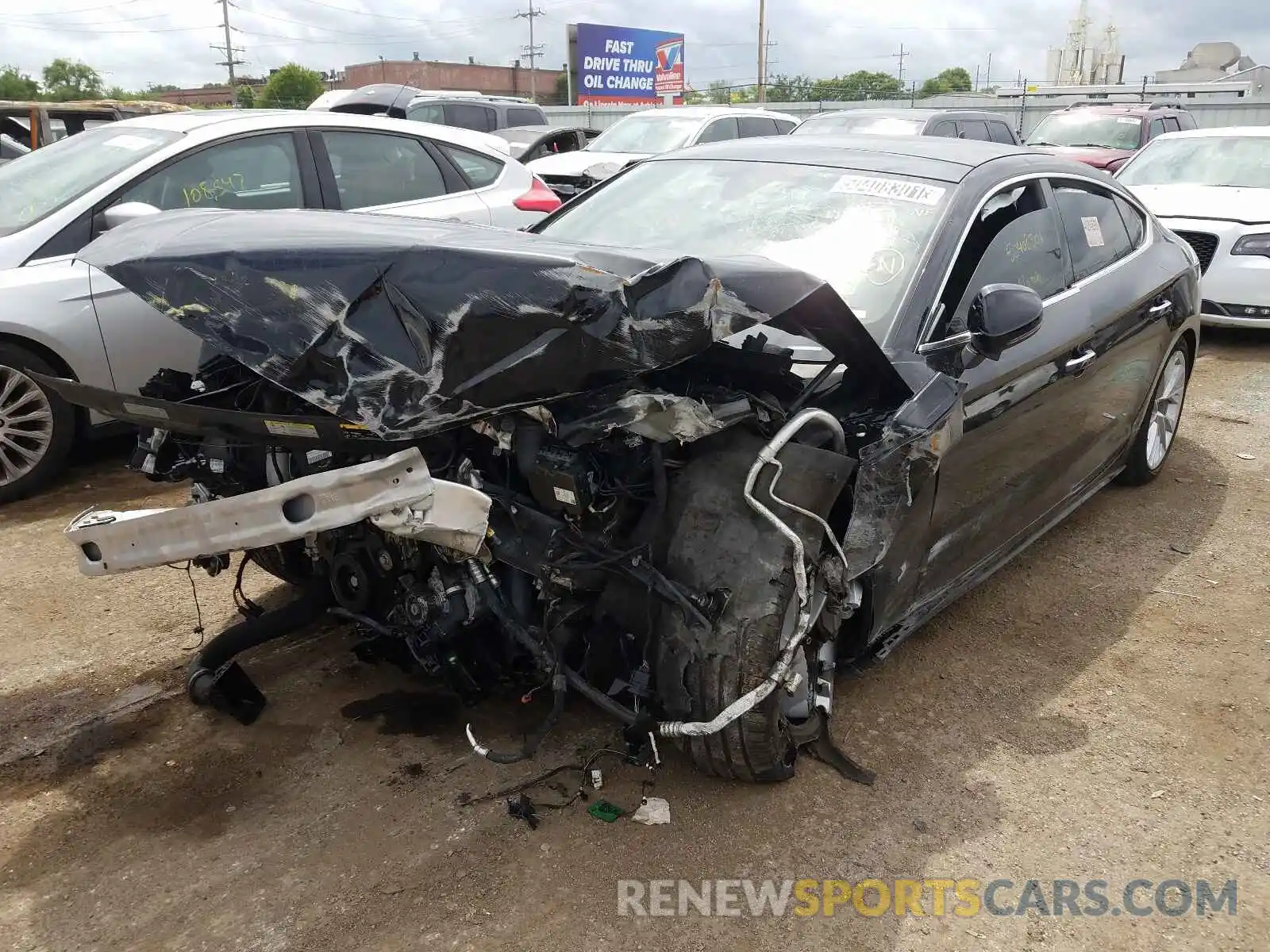 2 Photograph of a damaged car WAUANCF57LA006576 AUDI A5 2020