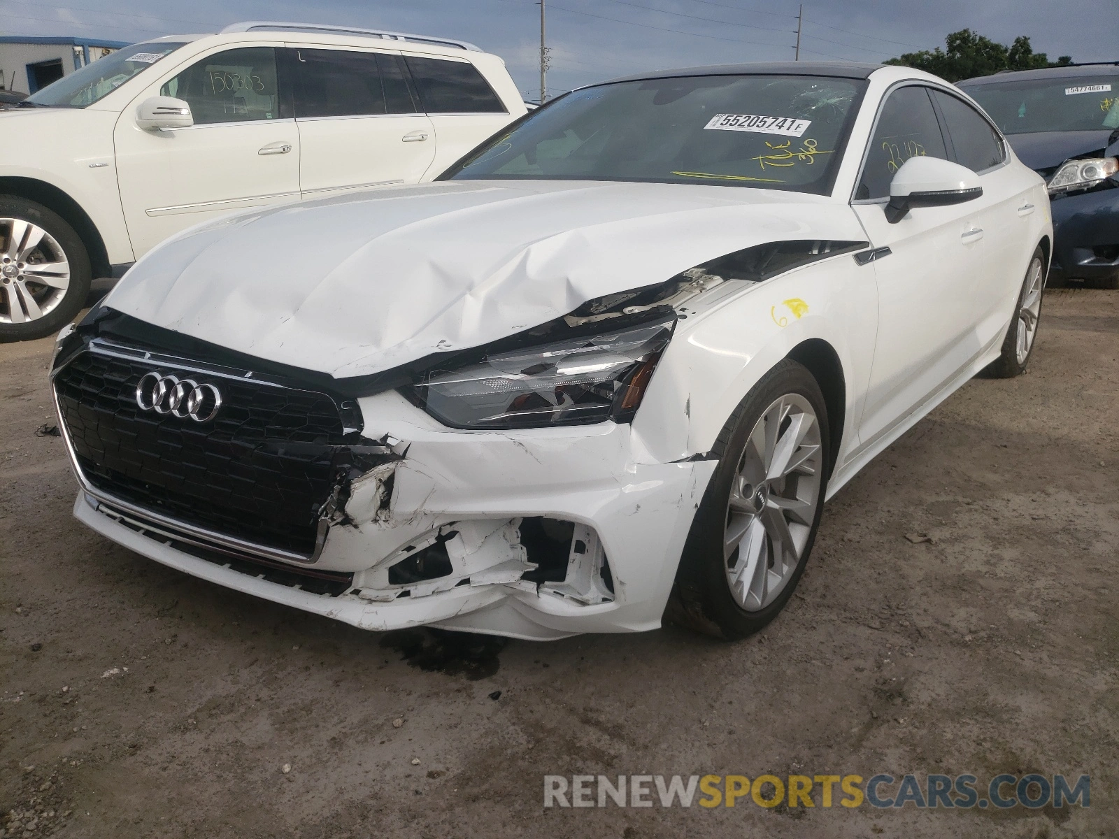 2 Photograph of a damaged car WAUANCF59LA004845 AUDI A5 2020