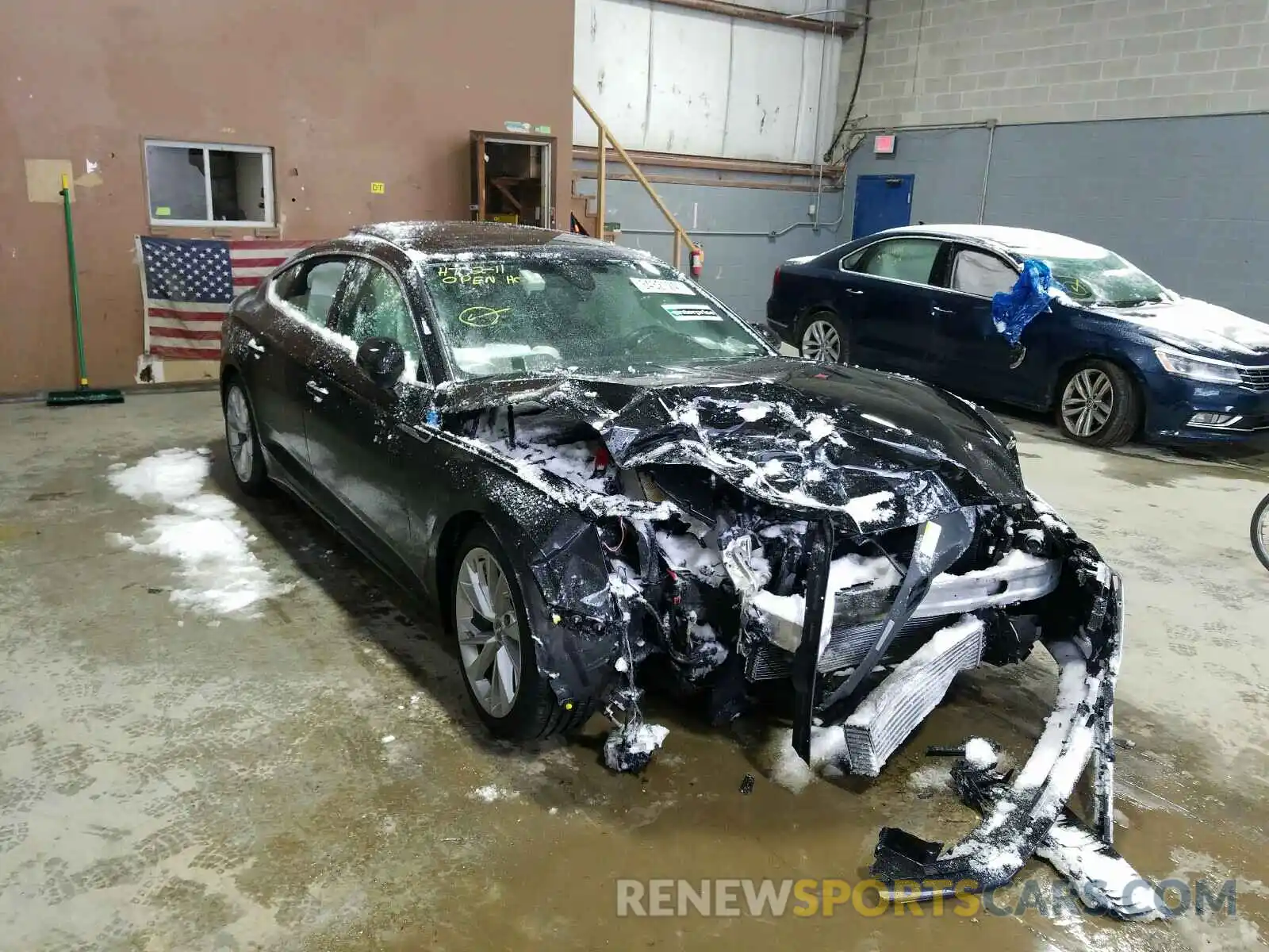 1 Photograph of a damaged car WAUANCF59LA007891 AUDI A5 2020