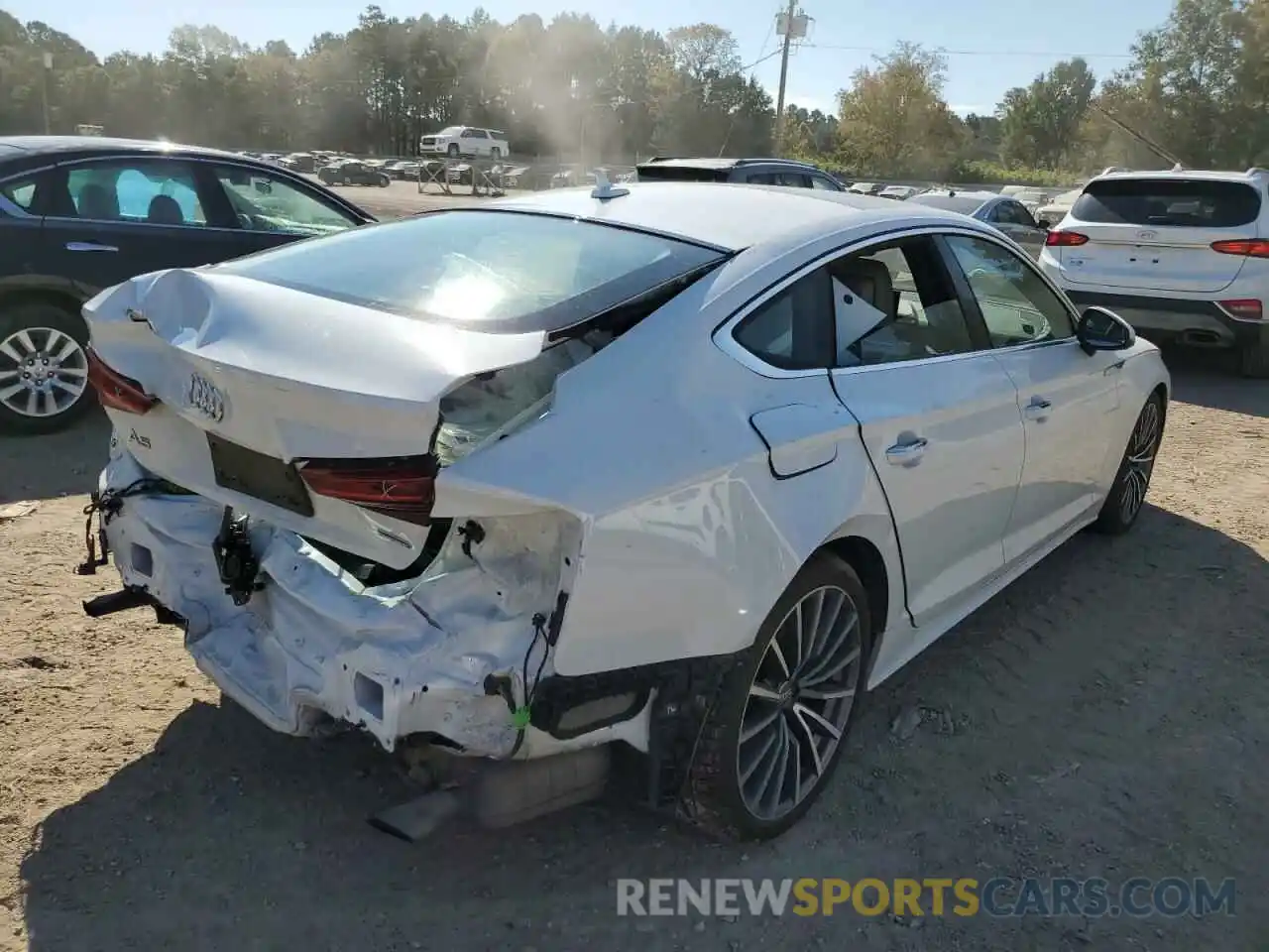 4 Photograph of a damaged car WAUBNCF56LA016889 AUDI A5 2020