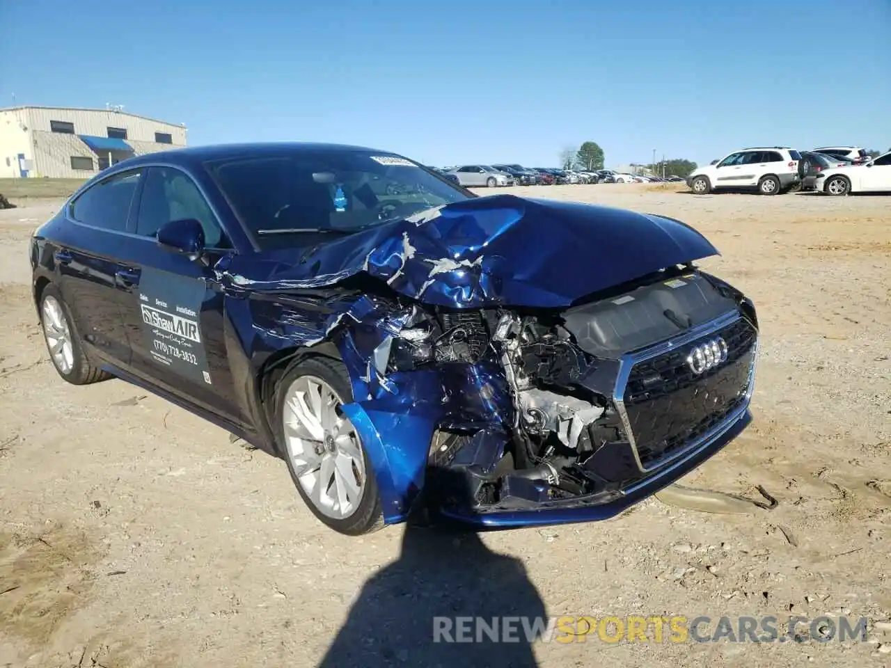 1 Photograph of a damaged car WAUCNCF50LA001275 AUDI A5 2020