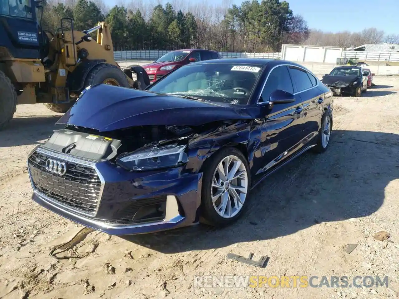 2 Photograph of a damaged car WAUCNCF50LA001275 AUDI A5 2020