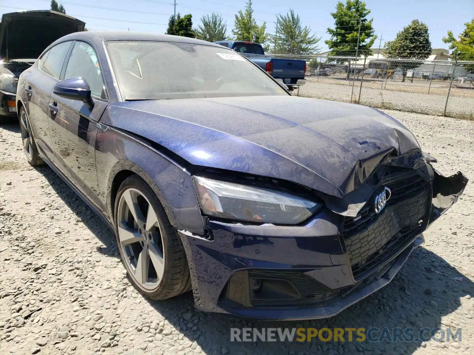 1 Photograph of a damaged car WAUCNCF50LA010820 AUDI A5 2020