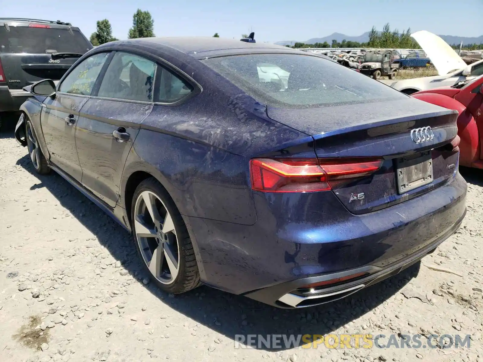 3 Photograph of a damaged car WAUCNCF50LA010820 AUDI A5 2020