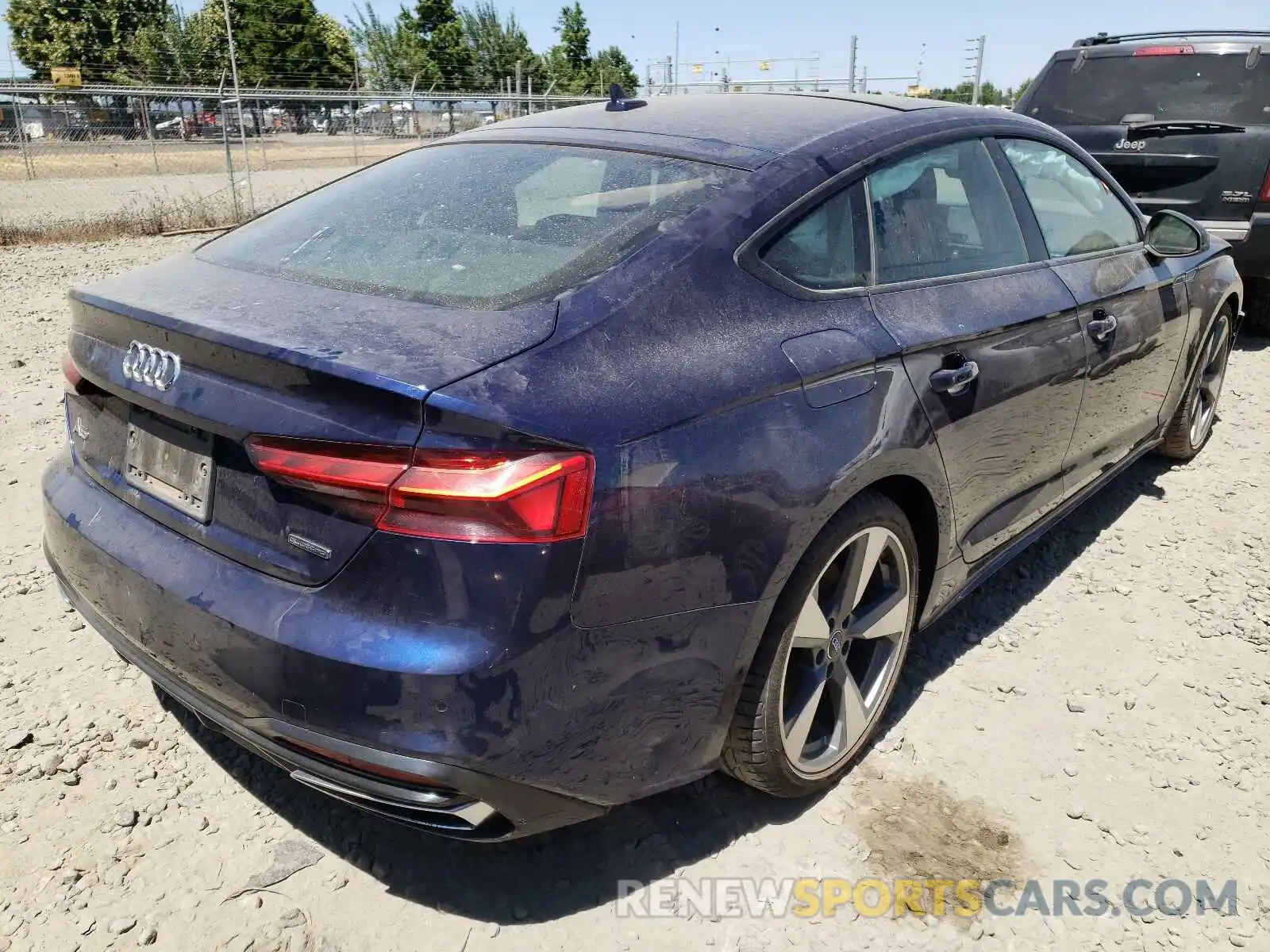 4 Photograph of a damaged car WAUCNCF50LA010820 AUDI A5 2020