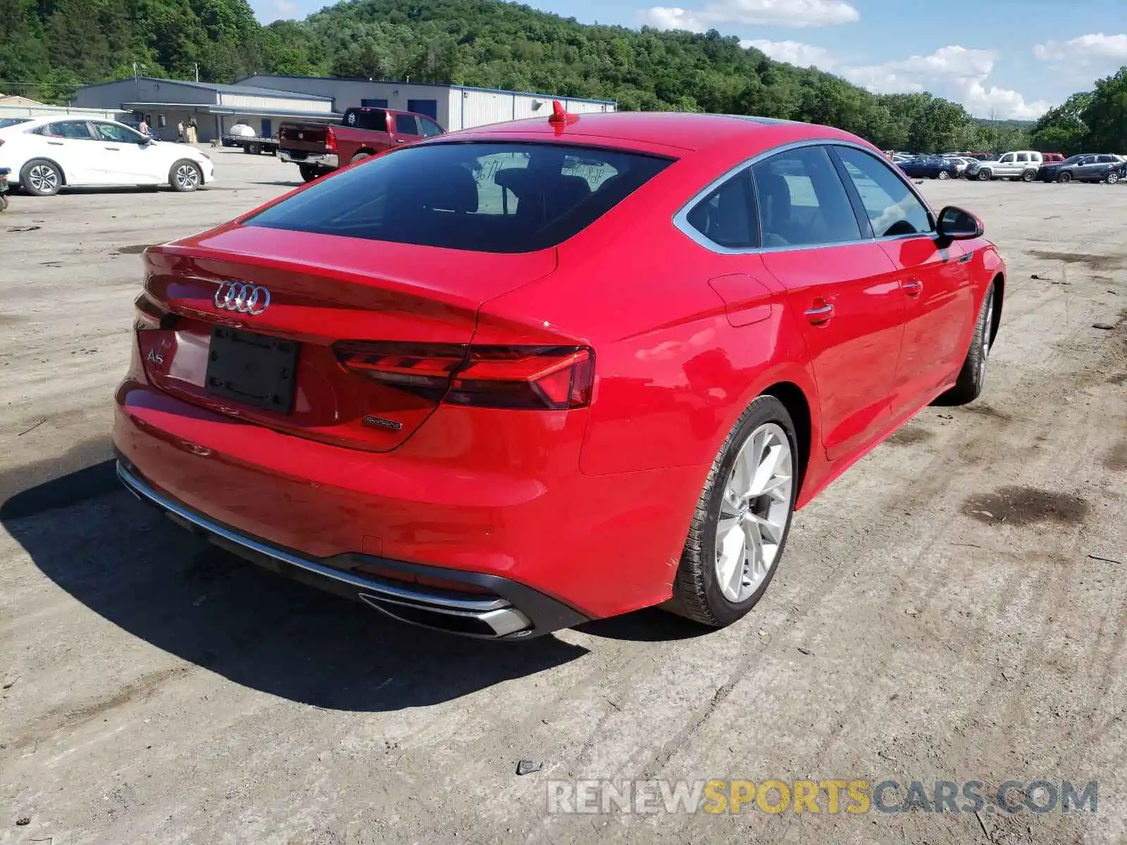 4 Photograph of a damaged car WAUCNCF51LA016481 AUDI A5 2020