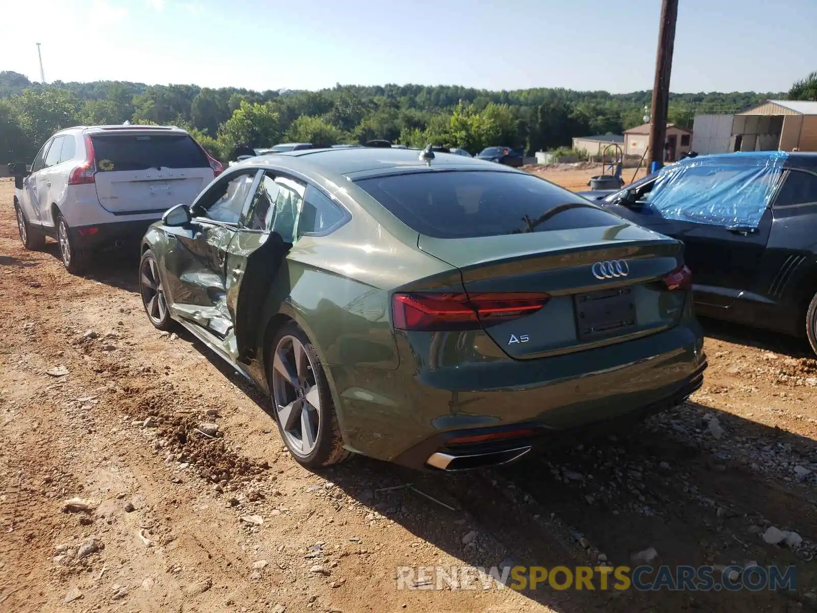 3 Photograph of a damaged car WAUCNCF51LA016903 AUDI A5 2020